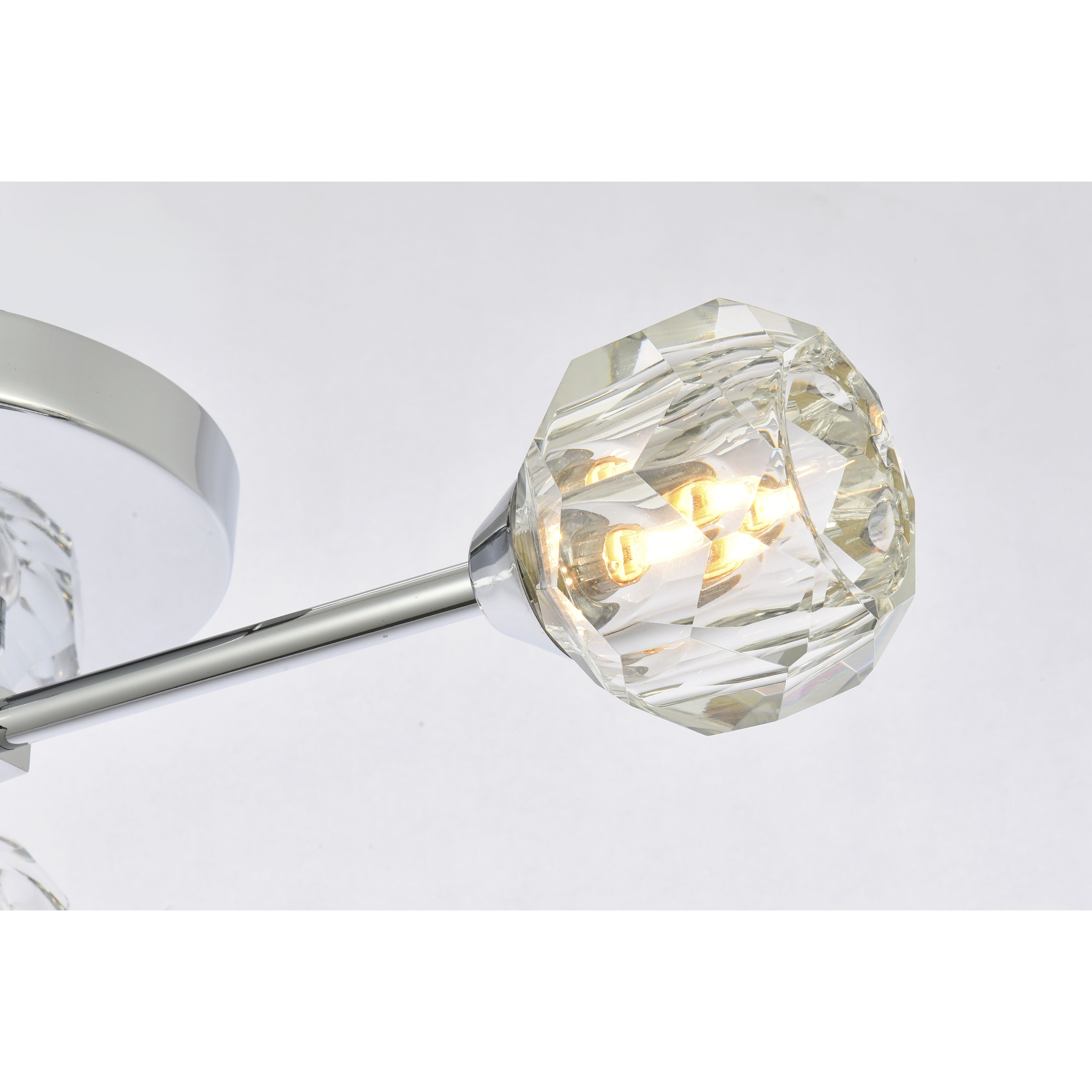 Zayne 3 Light 15 inch Chrome Flush Mount Ceiling Light