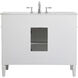 Park Avenue 42 X 22 X 35 inch White Vanity Sink Set