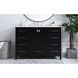 Irene 48 X 22 X 34 inch Black Vanity Sink Set