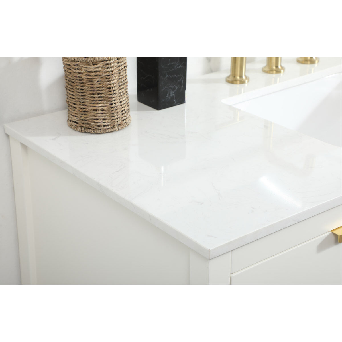 Larkin 48 X 22 X 34 inch White Vanity Sink Set