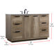 Blake 54 X 22 X 34 inch Natural Oak Vanity Sink Set