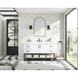 Caroline 54 X 34 inch White Bathroom Vanity Cabinet