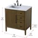 Blakely 32 X 34 inch Hazel Oak Bathroom Vanity Cabinet