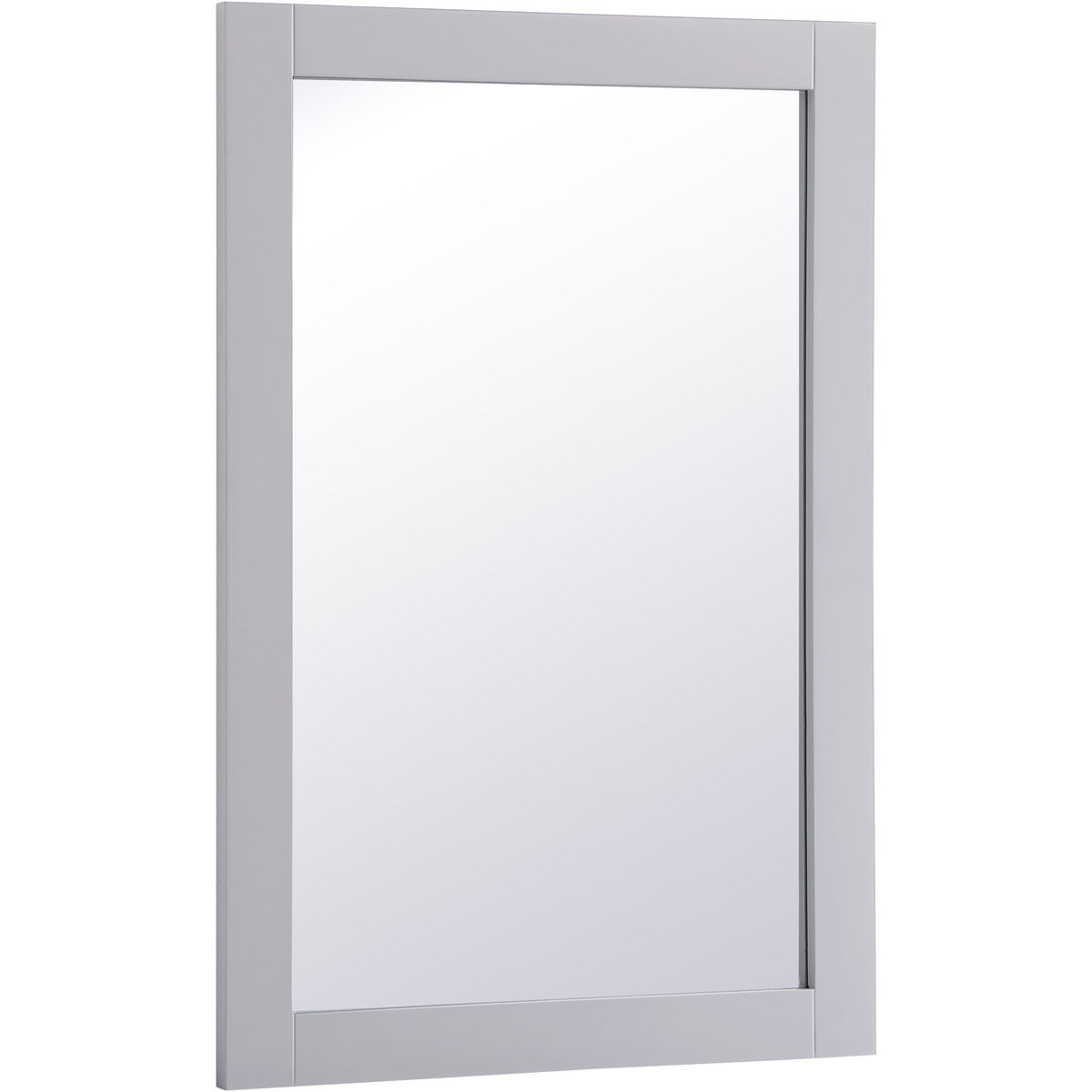 Aqua 36 X 24 inch Grey Wall Mirror