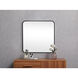 Evermore 24 X 24 inch Black Vanity Mirror