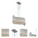 Influx 5 Light 32 inch Chrome Chandelier Ceiling Light in Royal Cut