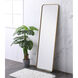 Evermore 60 X 18 inch Brass Mirror