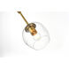 Cavoli 6 Light 27 inch Brass Chandelier Ceiling Light