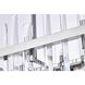 Serena 16 Light 30 inch Chrome Linear Chandelier Ceiling Light 
