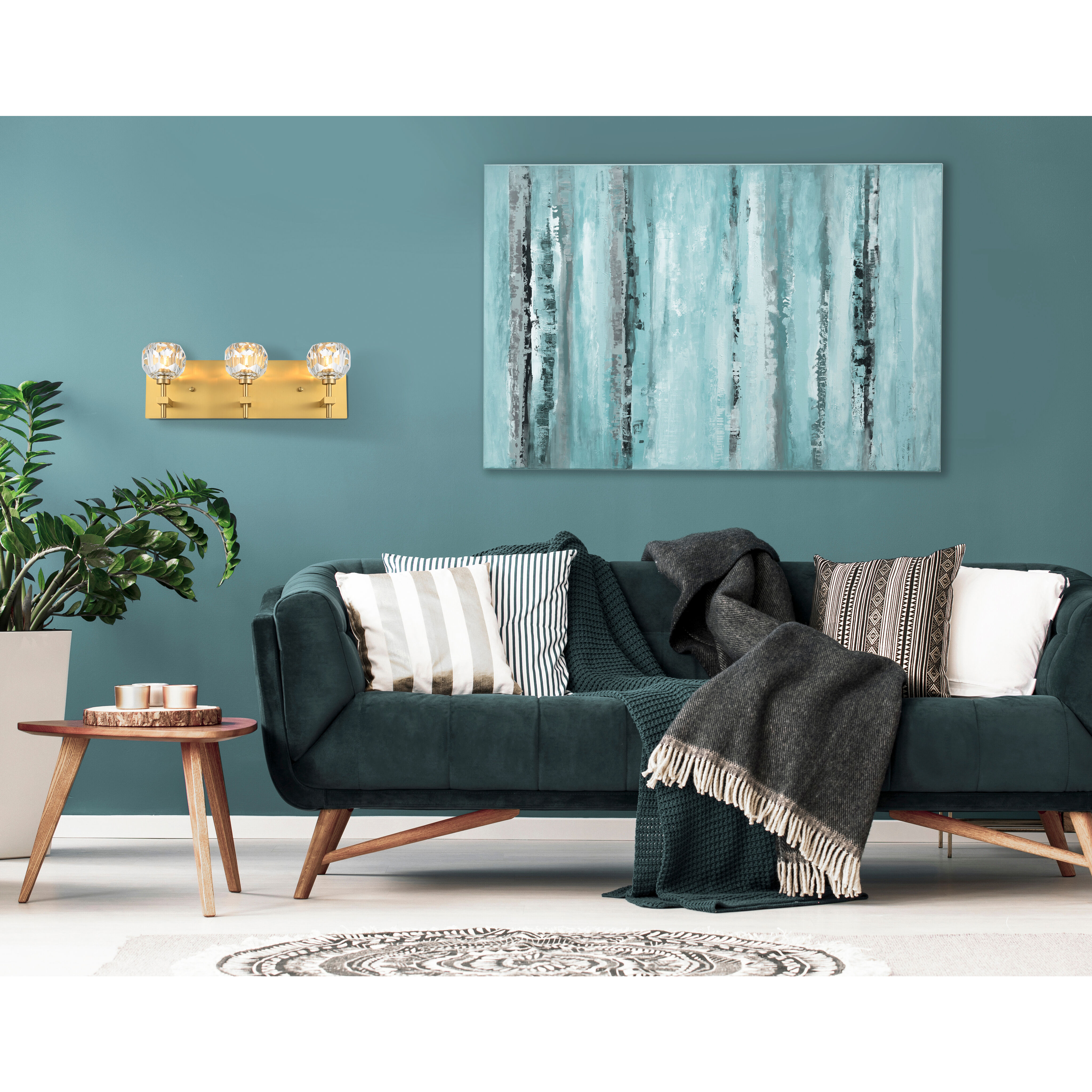 Graham 3 Light 18 inch Gold Wall Sconce Wall Light