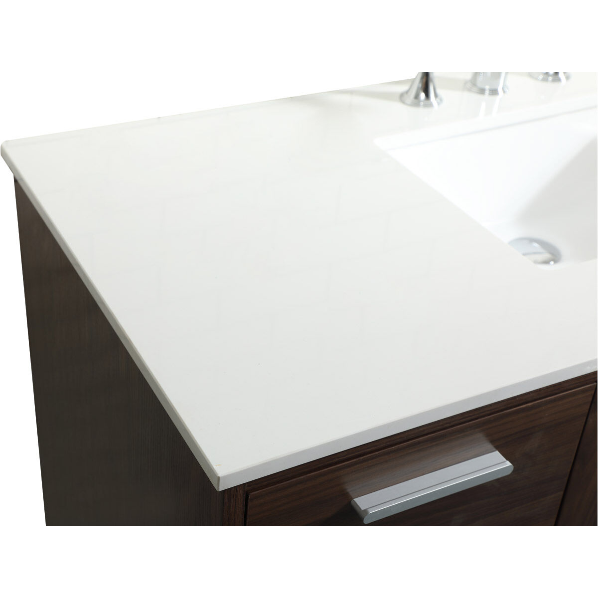 Baldwin 48 X 22 X 34 inch Walnut Vanity Sink Set