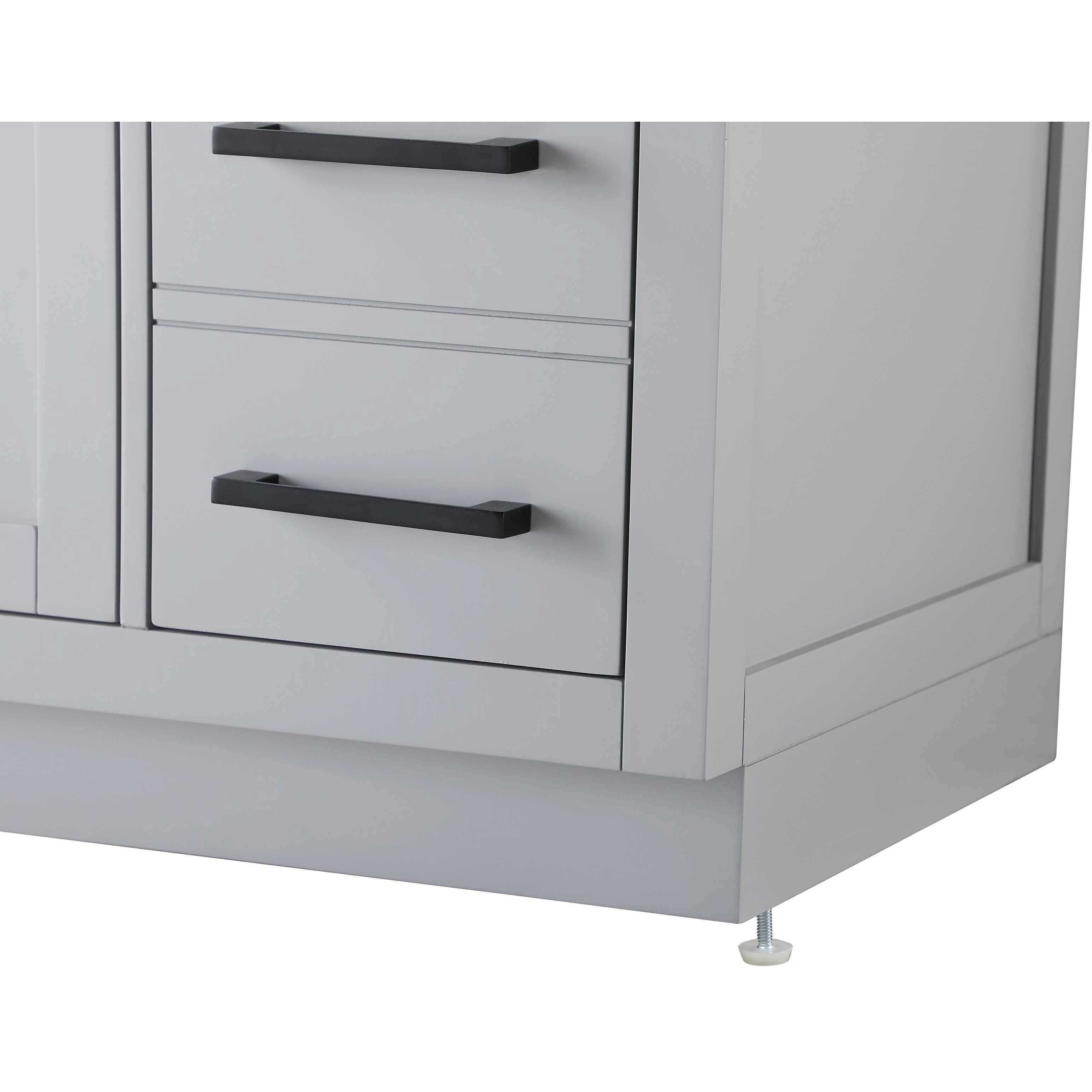 Alden 84 X 35 inch Grey Bathroom Vanity Cabinet