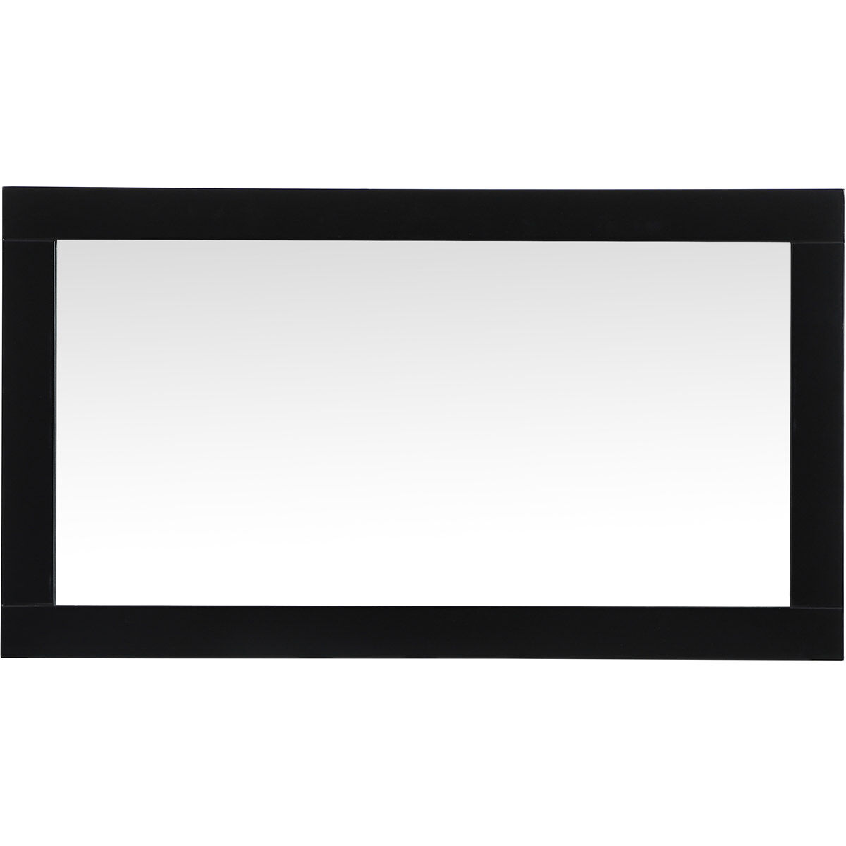 Aqua 32 X 18 inch Black Vanity Mirror
