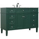 Park Avenue 48 X 22 X 35 inch Green Vanity Sink Set