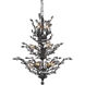 Orchid 13 Light 27 inch Dark Bronze Dining Chandelier Ceiling Light in Royal Cut