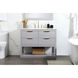 Larkin 42 X 22 X 34 inch Grey Vanity Sink Set