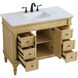 Lexington 42 X 21.5 X 35 inch Antique Beige Vanity Sink Set