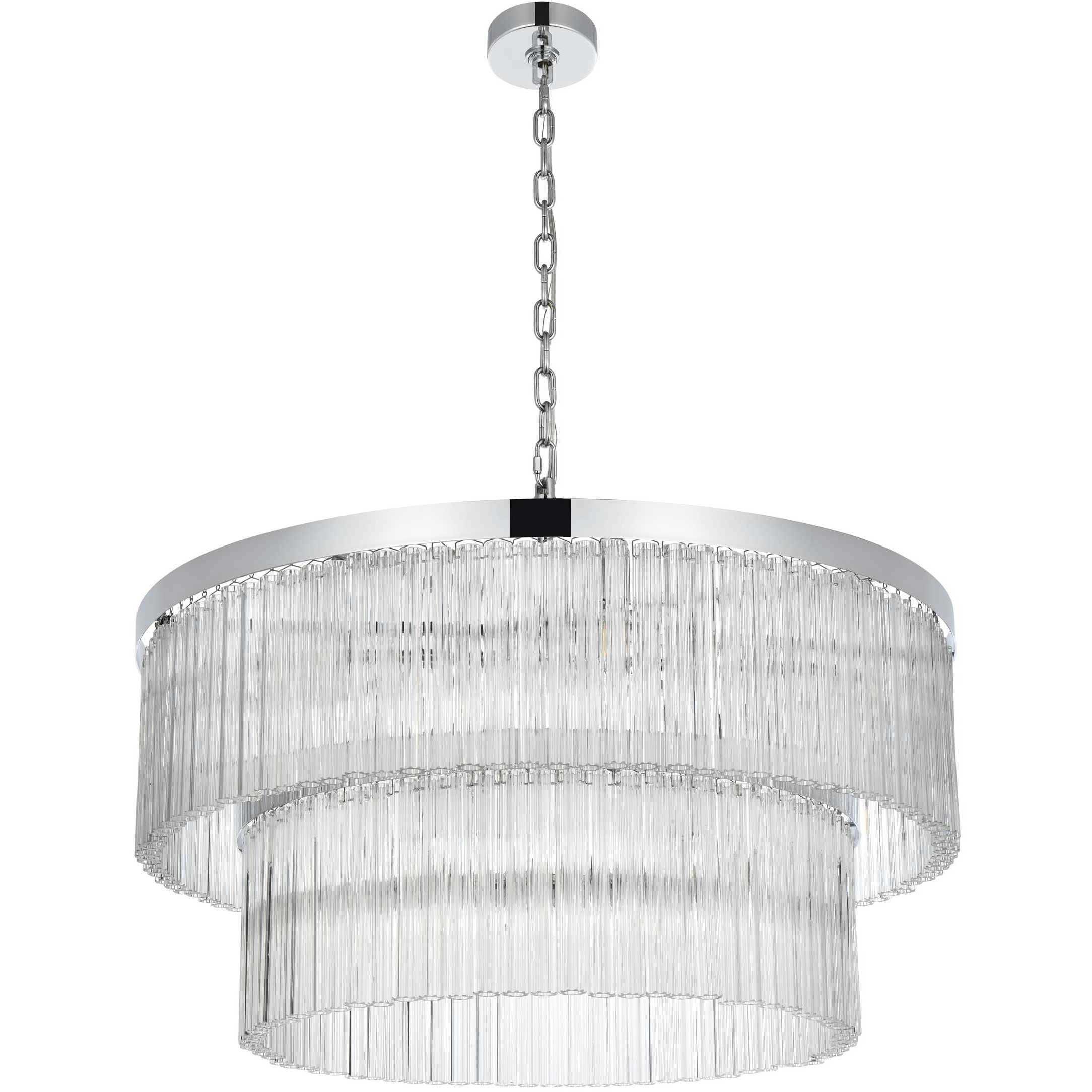 Harlow 14 Light 32 inch Chrome Chandelier Ceiling Light