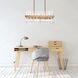 Serephina 16 Light 30 inch Satin Gold Linear Chandelier Ceiling Light