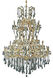Maria Theresa 61 Light 54 inch Gold Foyer Ceiling Light in Clear, Royal Cut