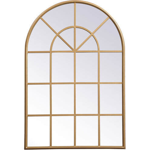 Motif 42 X 28 inch Brass Wall Mirror