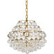 Savannah 3 Light 16 inch Brass Pendant Ceiling Light