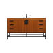 Eugene 60 X 22 X 34 inch Teak Vanity Sink Set