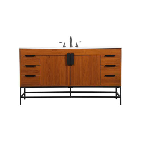 Eugene 60 X 22 X 34 inch Teak Vanity Sink Set
