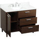 Baldwin 42 X 22 X 34 inch Walnut Vanity Sink Set