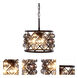 Madison 3 Light 12 inch Matte Black Pendant Ceiling Light in Silver Shade, Urban Classic