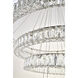 Monroe LED 42 inch Chrome Chandelier Ceiling Light