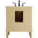Lexington 30 X 21.5 X 35 inch Antique Beige Vanity Sink Set