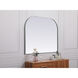Blaire 42 X 34 inch Silver Mirror
