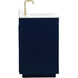 Blake 48 X 22 X 34 inch Blue Vanity Sink Set