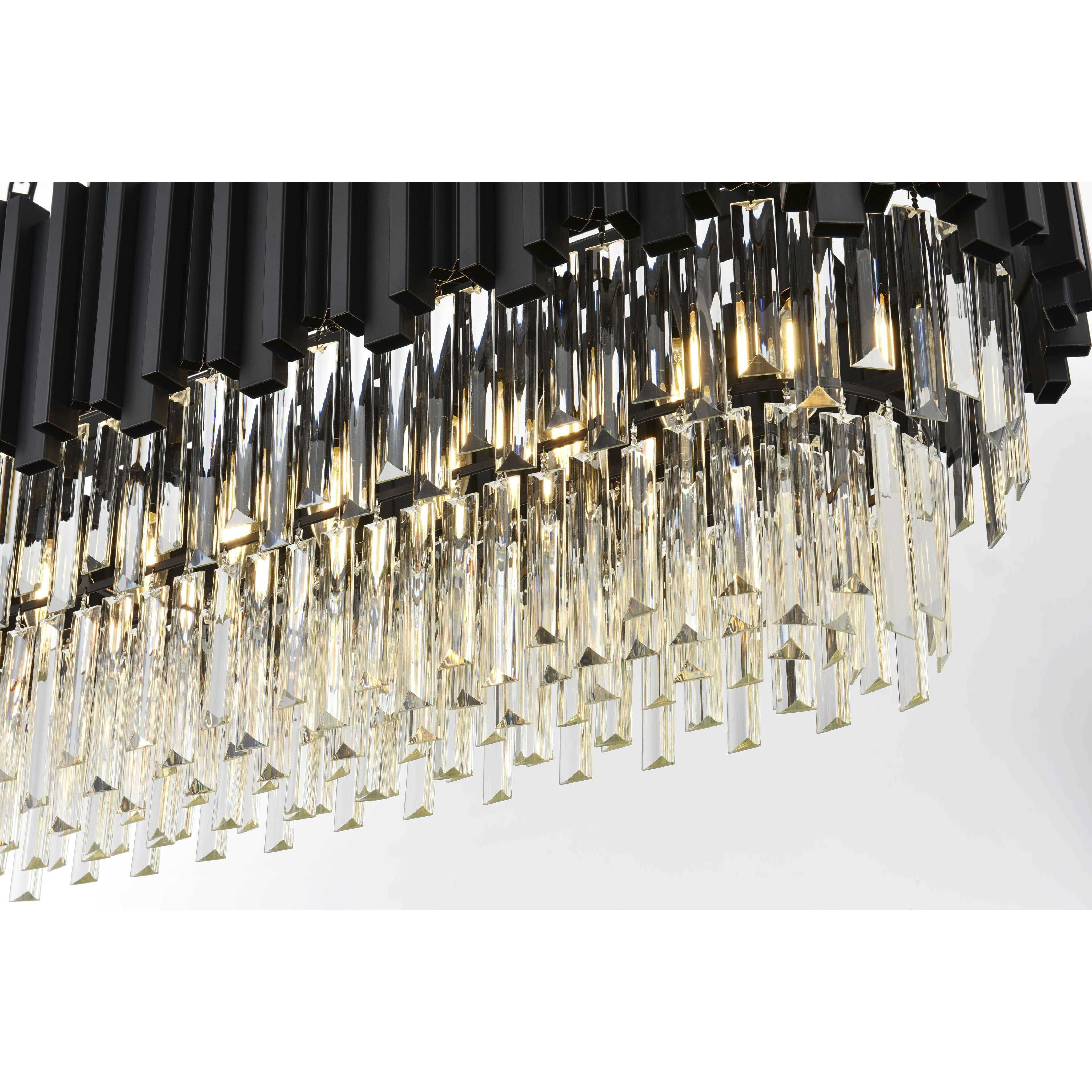 Willow 12 Light 14 inch Black Chandelier Ceiling Light