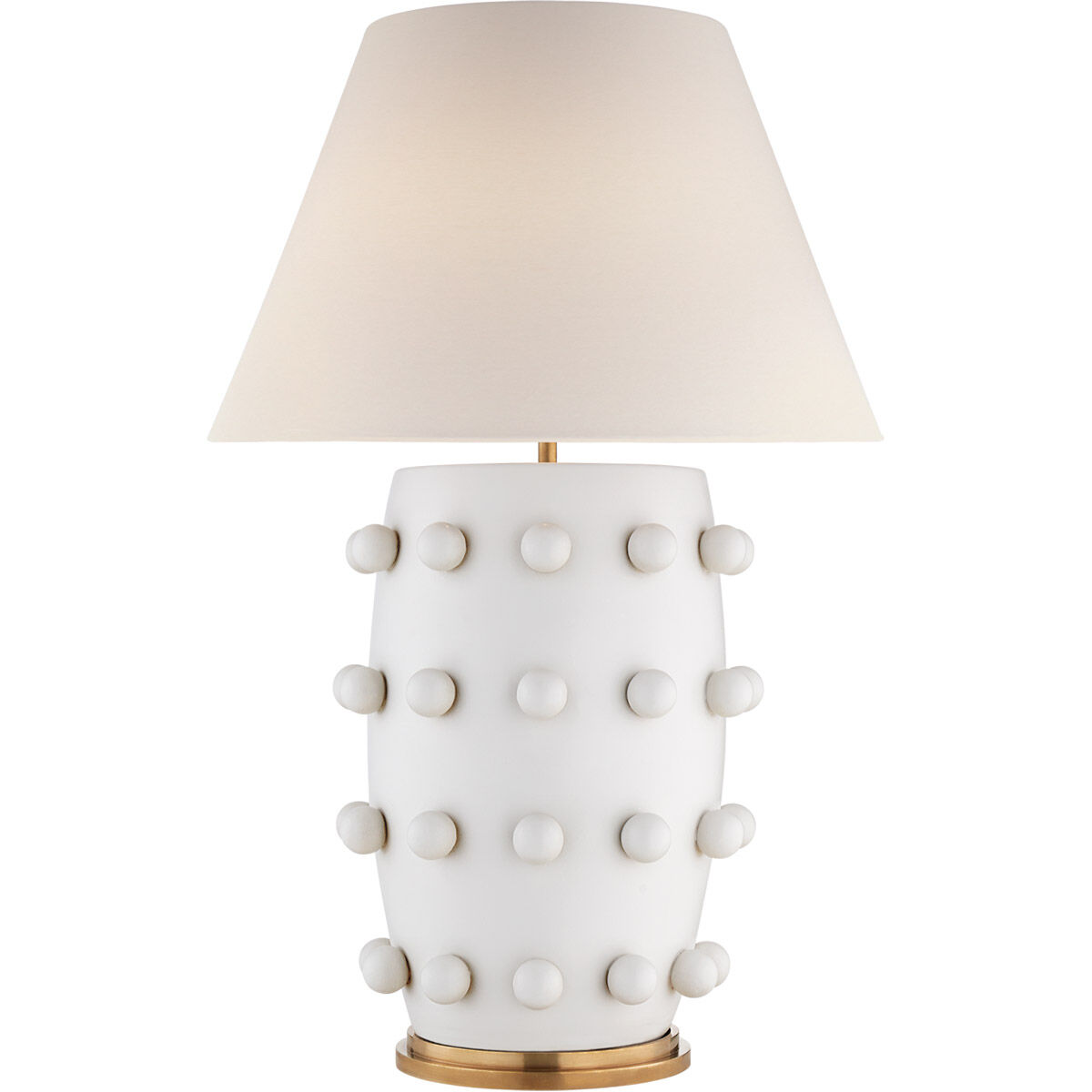 Kelly Wearstler Linden 34.25 inch 100 watt Plaster White Table Lamp Portable Light