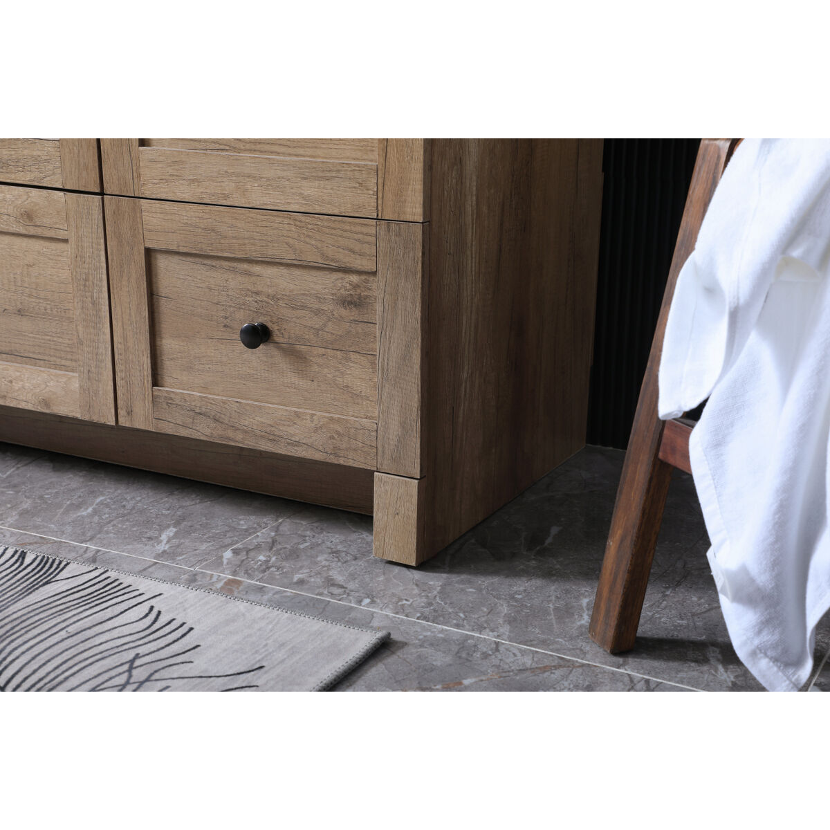 Soma 60 X 19 X 34 inch Natural Oak Vanity Sink Set