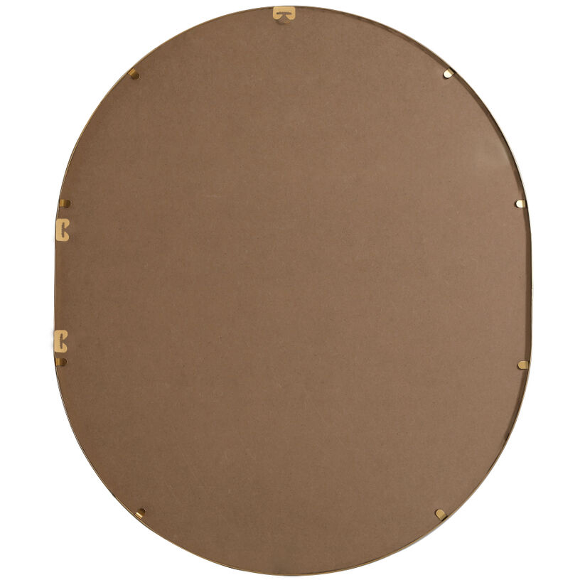 Asha 36 X 30 inch Brass Mirror in 30 x 36