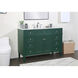 Park Avenue 48 X 22 X 35 inch Green Vanity Sink Set