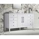 Blakely 60 X 34 inch White Bathroom Vanity Cabinet