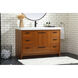 Wyatt 48 X 22 X 34 inch Teak Vanity Sink Set