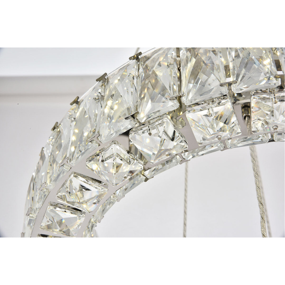 Monroe LED 18 inch Chrome Pendant Ceiling Light
