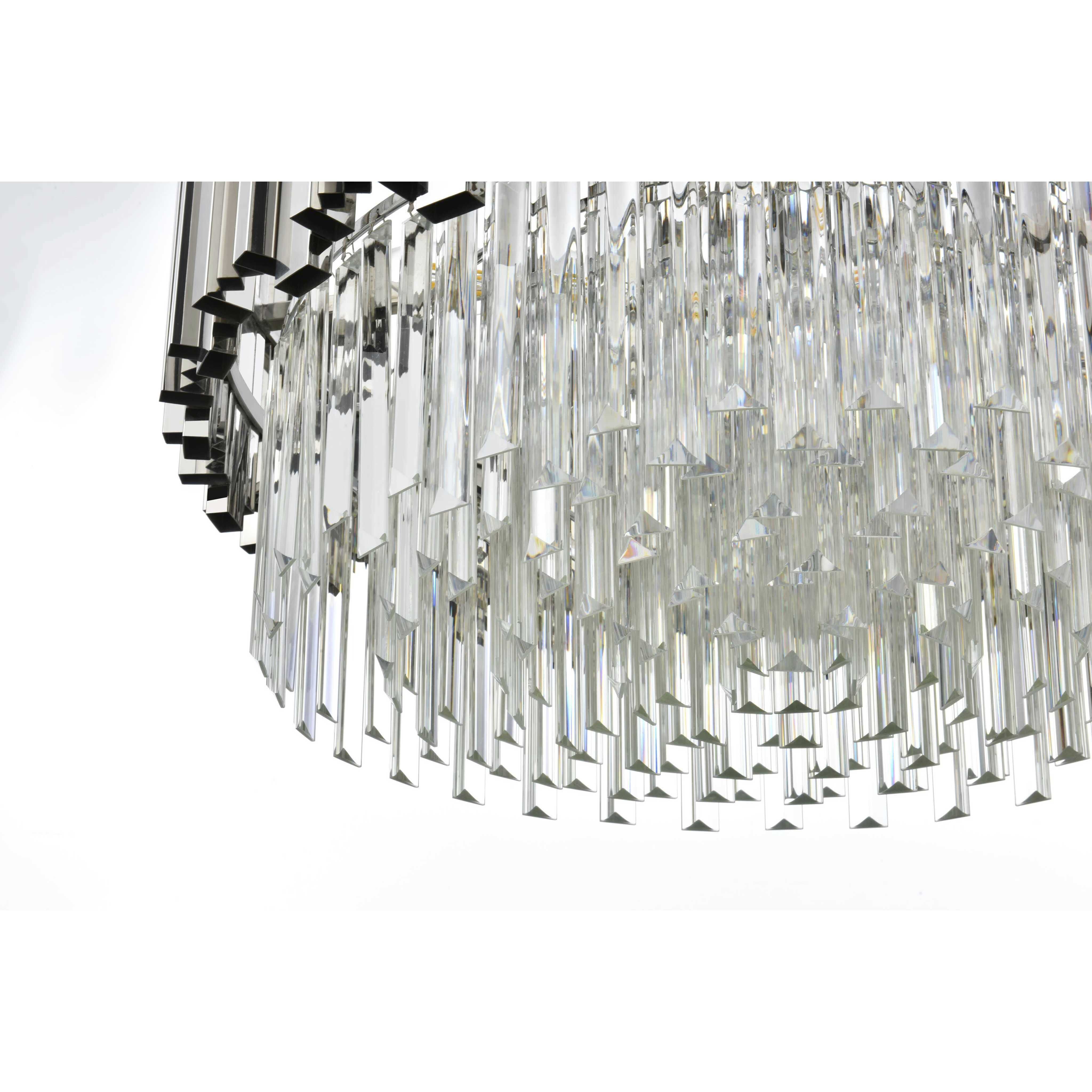 Willow 8 Light 24 inch Chrome Chandelier Ceiling Light