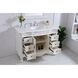 Oakland 48 X 22 X 36 inch Antique White Vanity Sink Set