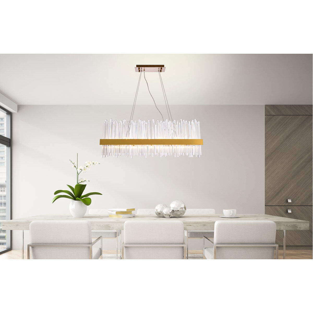 Dallas 20 Light 36 inch Gold Chandelier Ceiling Light