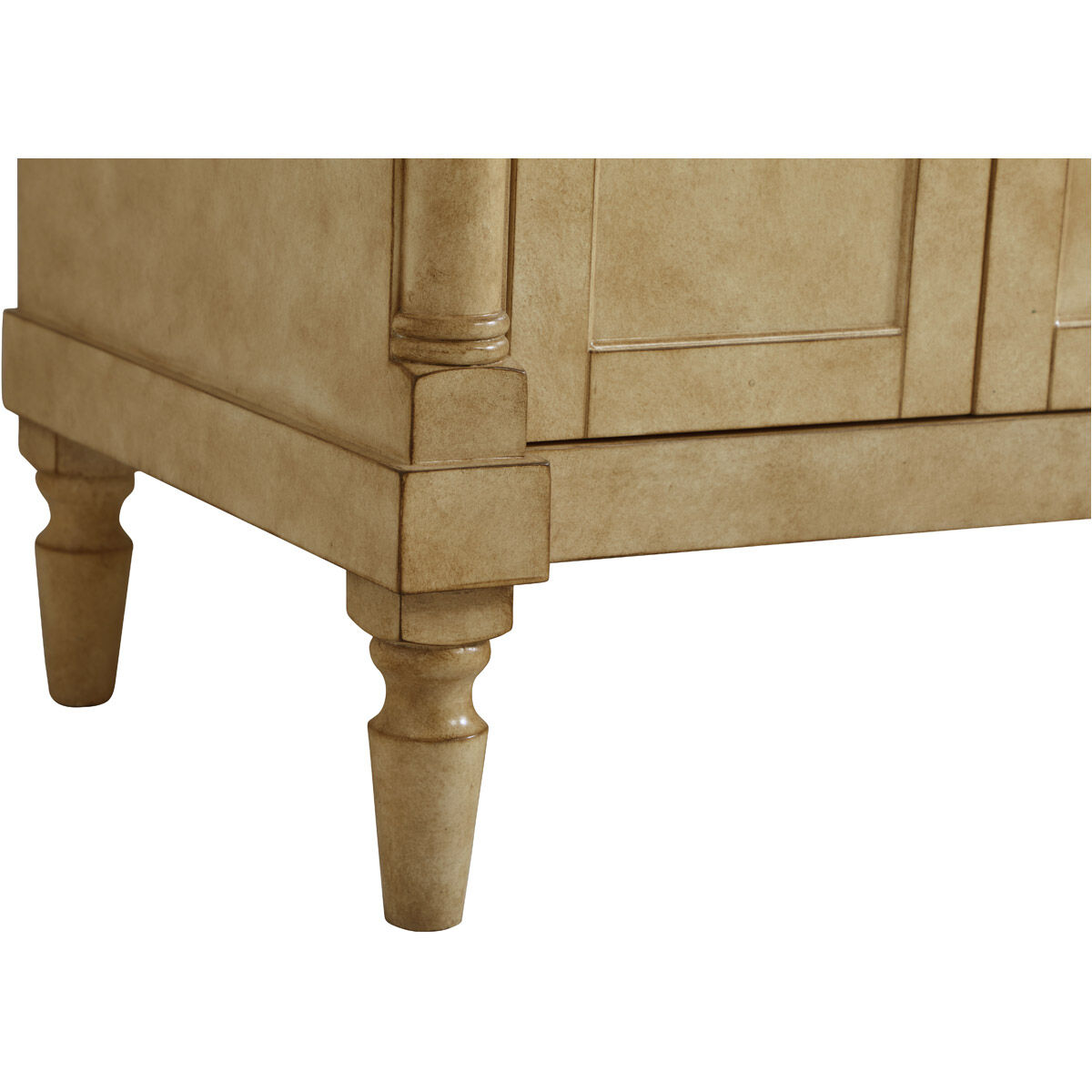 Lexington 60 X 21.5 X 35 inch Antique Beige and Antique Bronze Vanity Sink Set in Antique Brass