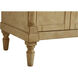 Lexington 60 X 21.5 X 35 inch Antique Beige and Antique Bronze Vanity Sink Set in Antique Brass