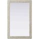 Marlowe 55 X 35 inch Linen White Mirror