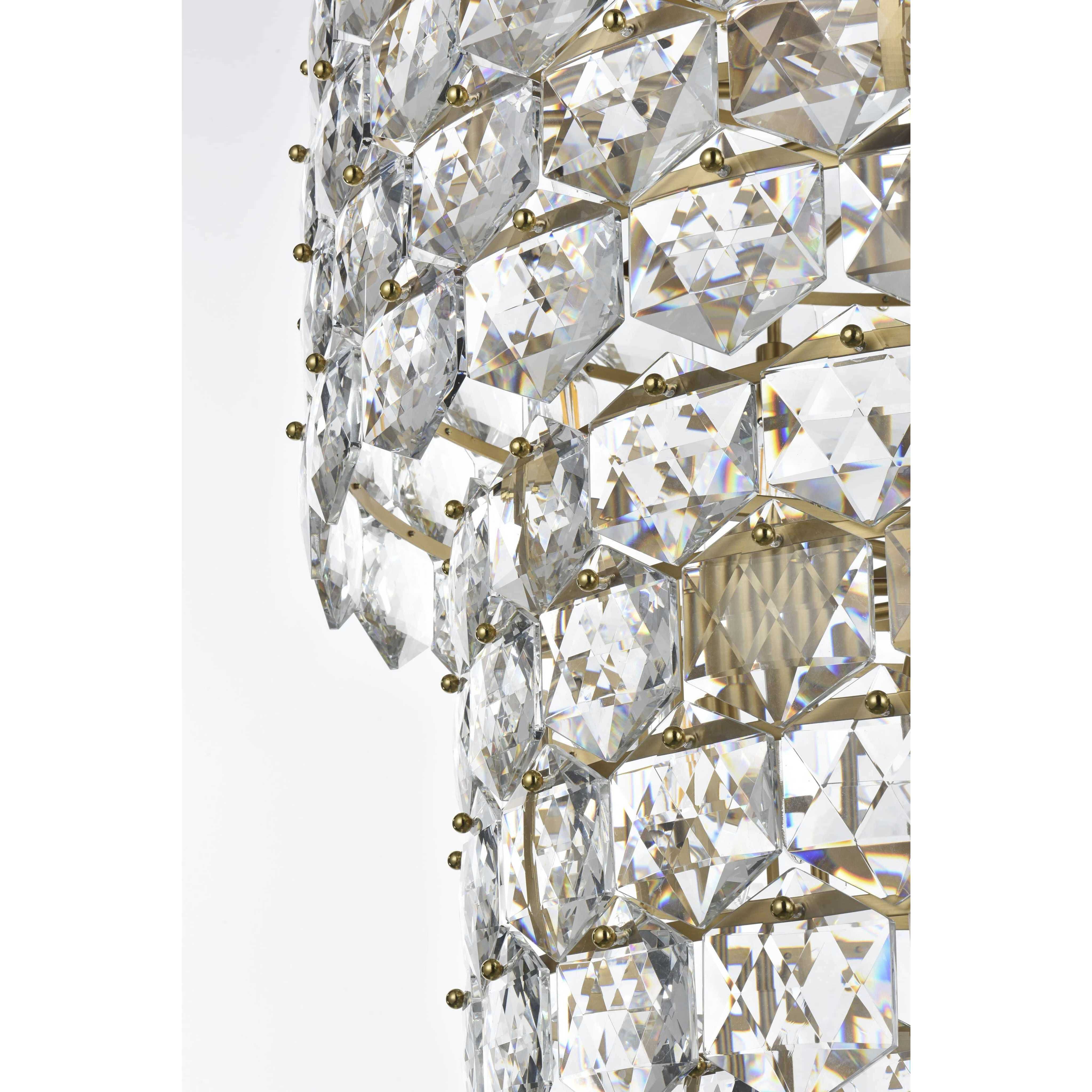 Adaline 41 Light 30 inch Satin Gold Chandelier Ceiling Light