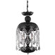 Rococo 3 Light 11 inch Black Pendant Ceiling Light